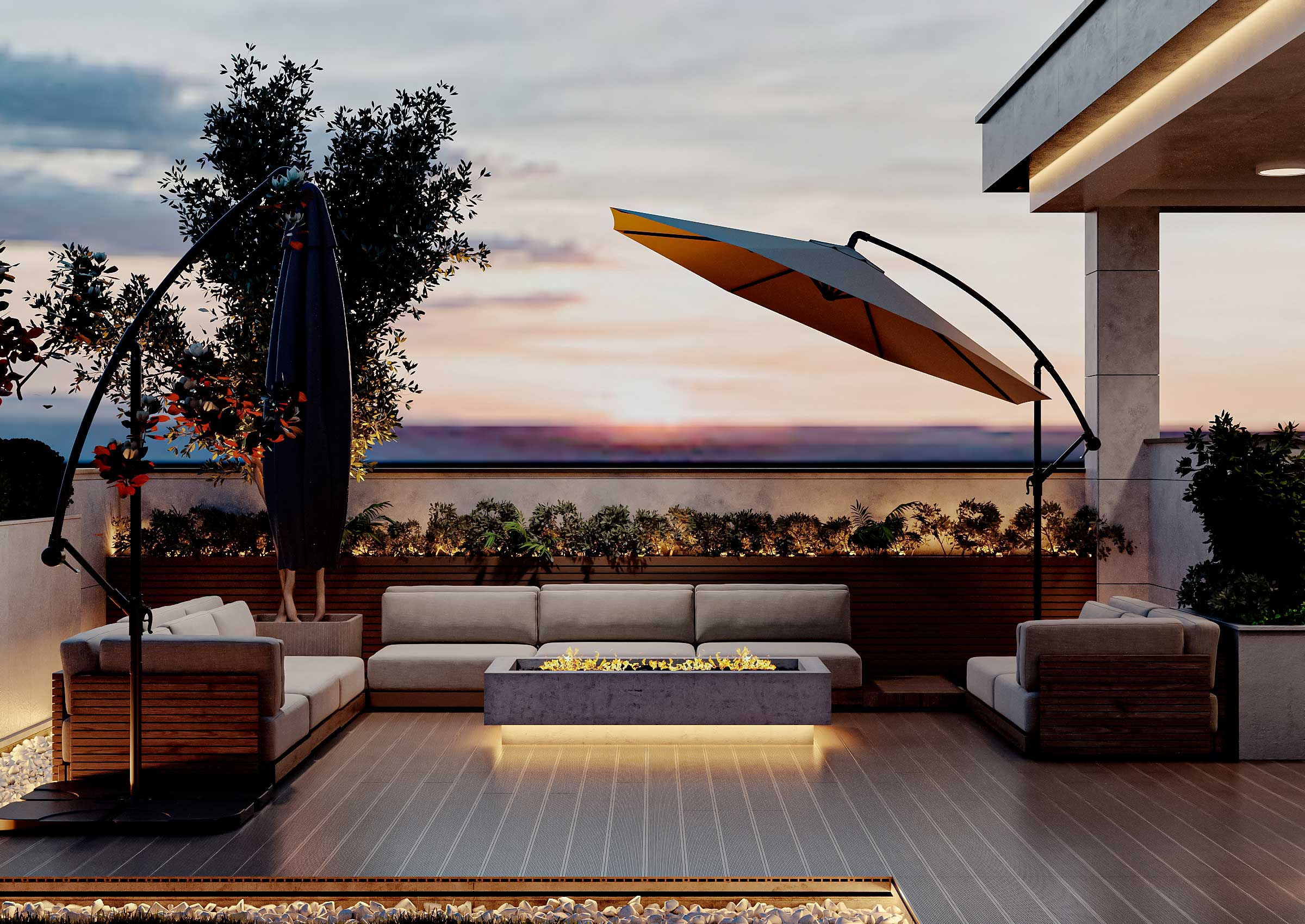 Жилые интерьера